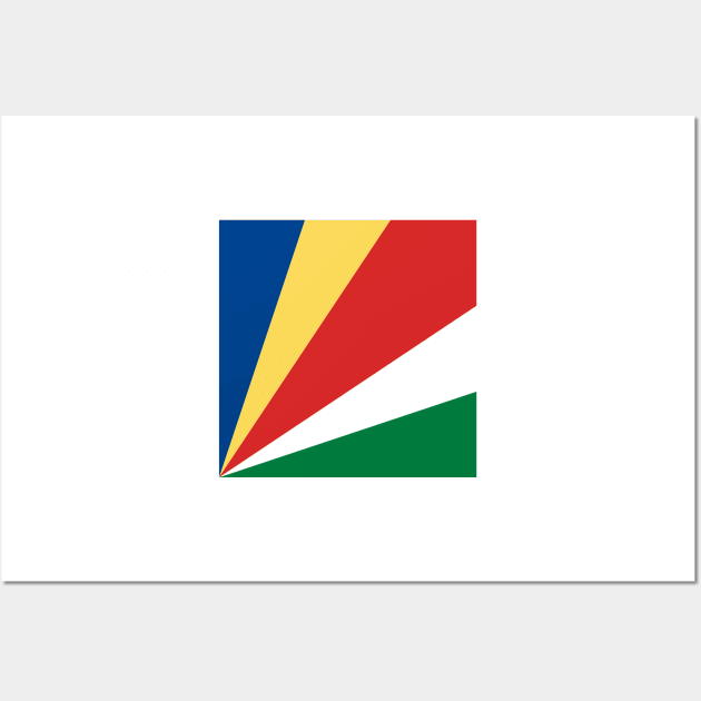 Seychelles flag Wall Art by flag for all